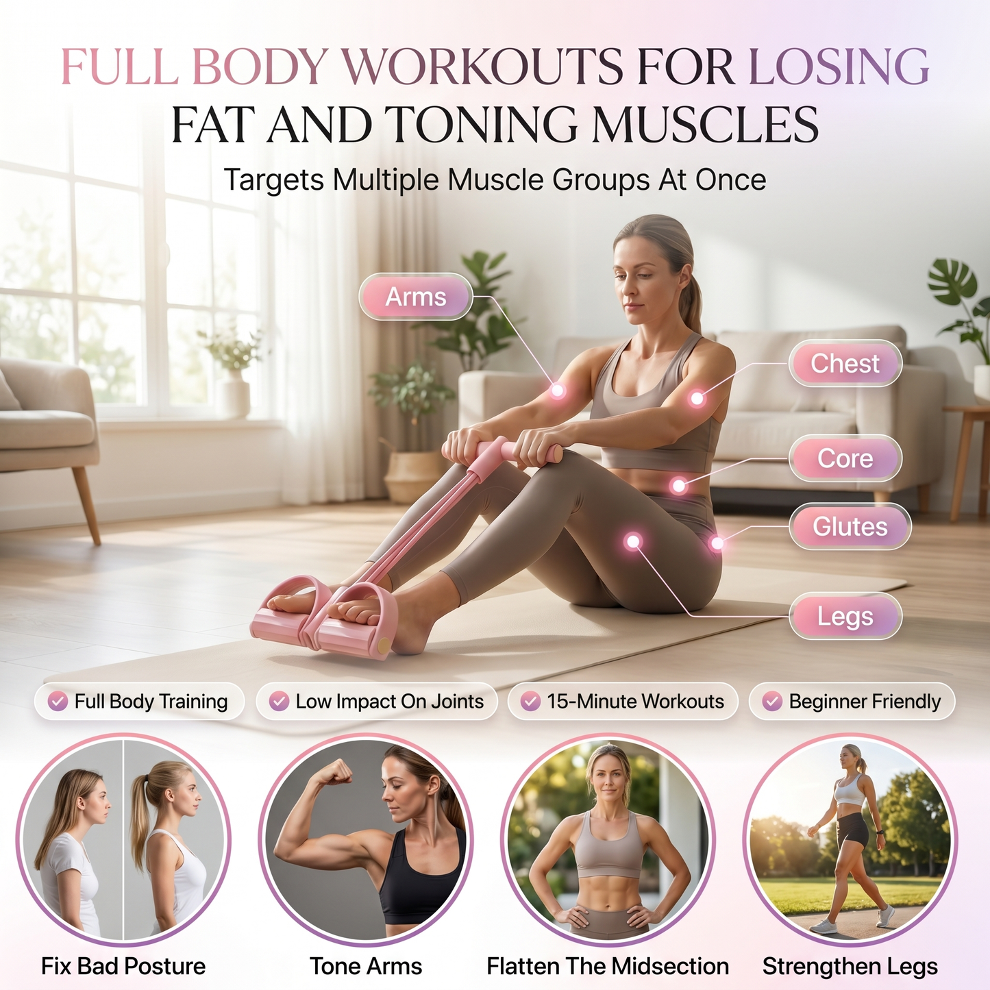 Full Body Toning Exercise Band